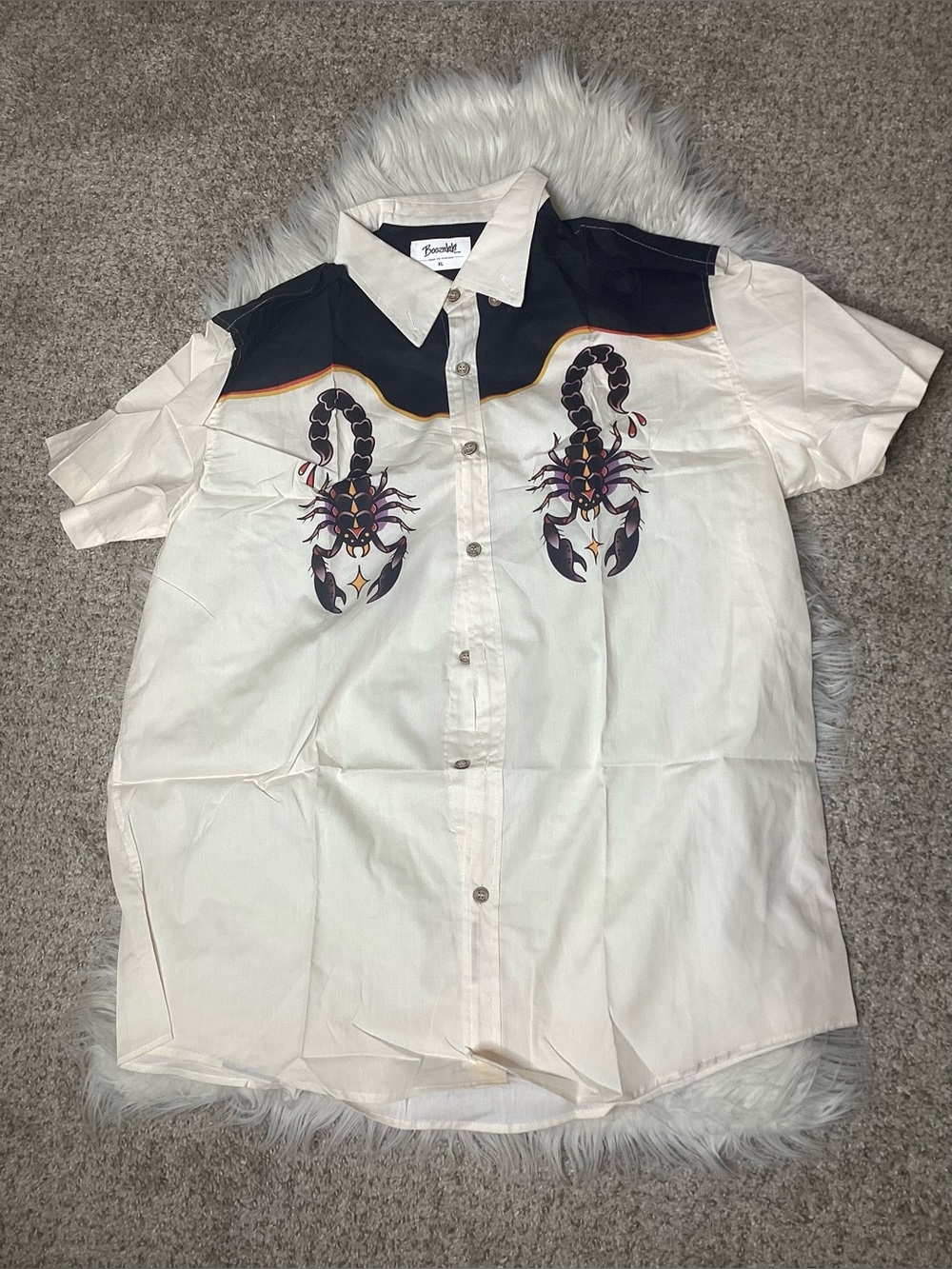 Boozelele NEW Scorpion Shirt Cotton NIP XL